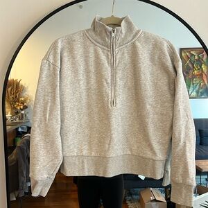 Quarter zip sweatshirt
